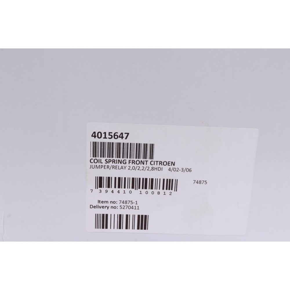 (замінено на 4026149) пружина (передня) Citroen Jumper 2.0/2.2/2.8HDi 02- (Модель 18)