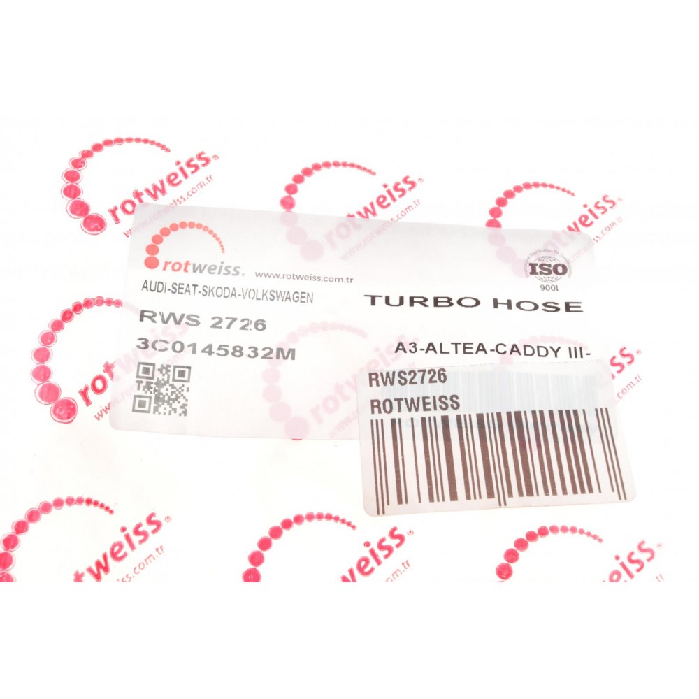 Патрубок інтеркулера (L) VW Caddy III 1.9 TDI 04-10